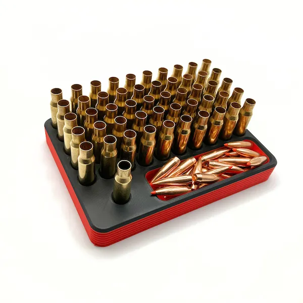 Ladebrett 36+1 fr .338 Lapua Magnum mit Geschossfach Gefuellt black4st.de